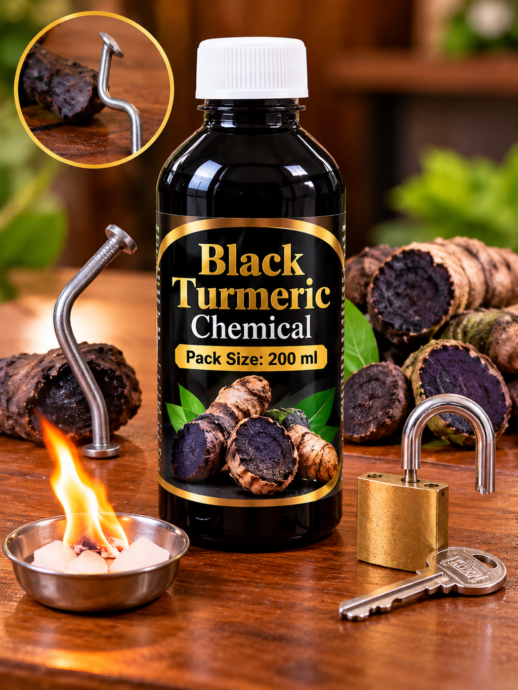 Black Turmeric Chemical Pack Size: 200 ml